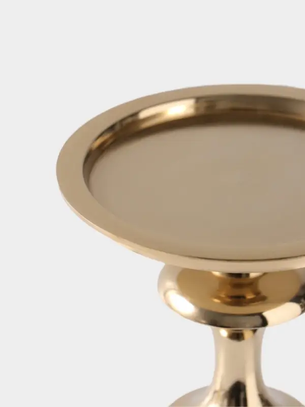 Подсвечник &laquo;Эйфория&raquo;, 12&times;12&times;23 см, алюминий