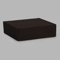 Коробка самосборная, черная, 24 х 24 х 7,5 см