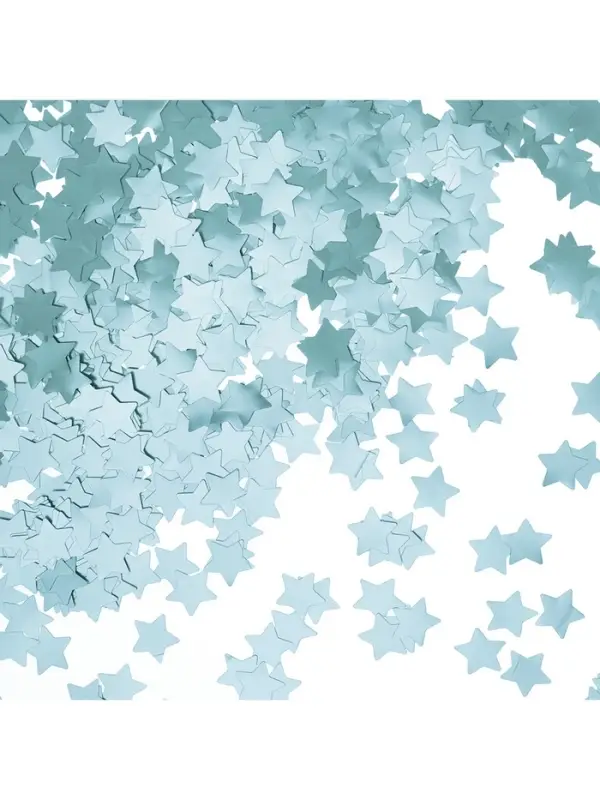 Конфетти «Звезда» голубые, хром, 1.5 см, 50 г