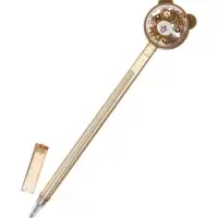 Ручка-прикол Calligrata &laquo;Блеск мишка&raquo;, чёрный стержень, гелевая, МИКС