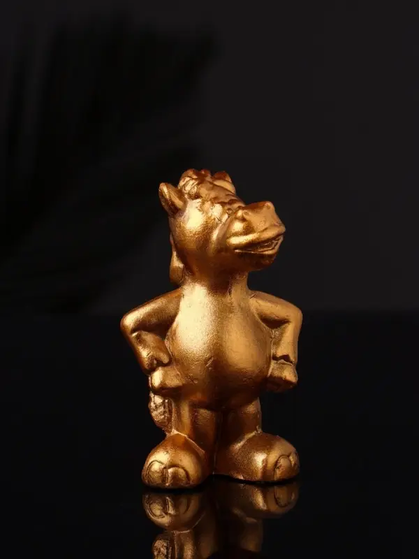 Фигура  Фигура "Конь реальный" 8 см, бронза