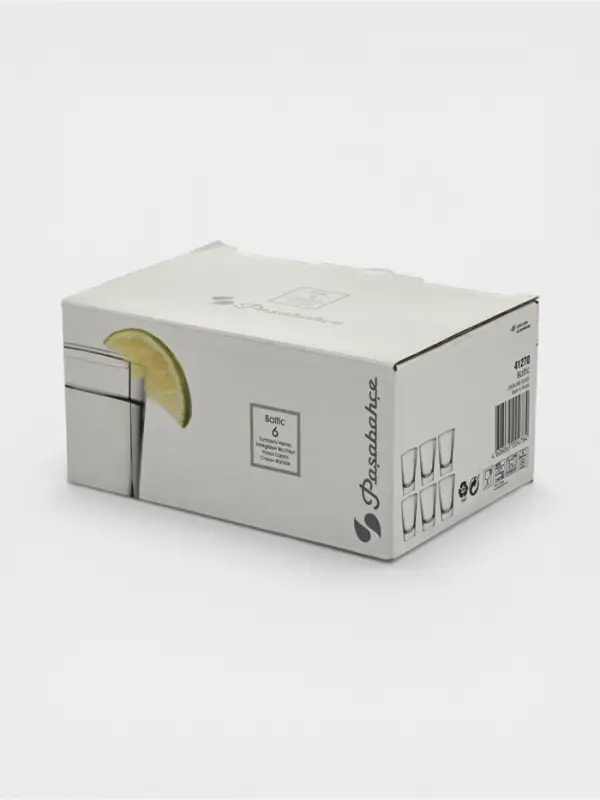 Набор стопок Paşabah&ccedil;e Baltic, 60 мл, 6 шт., стекло, прозрачный