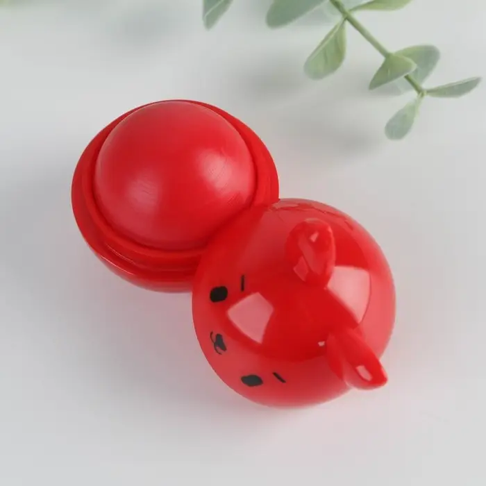 Блеск детский для губ «Мяу», красный котик, аромат вишня