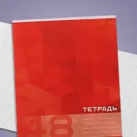 Тетрадь 48 листов в клетку, Calligrata.MonoColor, МИКС