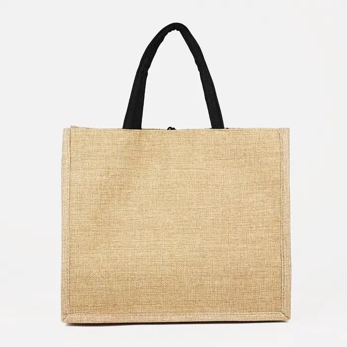 Сумка - шоппер, на пуговице, 34&times;17&times;30 см, бежевая