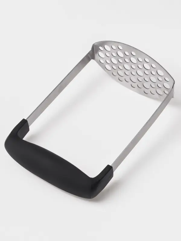 Толкушка для картофеля Доляна Smasher, 11&times;18 см, нержавеющая сталь, чёрный