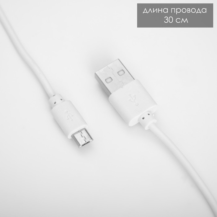 Настольная лампа "Лапка" 14xLED 3Вт USB АКБ МИКС 10,5х6,5х26 см RISALUX