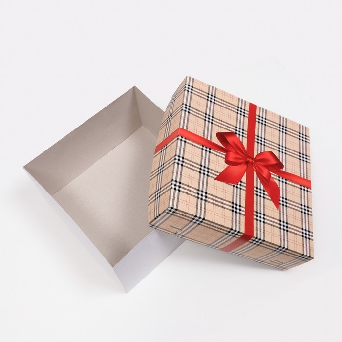 Кондитерская упаковка, короб, Кондитерская упаковка, короб, "Красный бант", 30 х 30 х 15 см, 2 кг