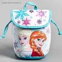 Рюкзак детский, 20 см × 10 см × 23 см «Анна и Эльза», Холодное сердце