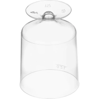 Бокал одноразовый д/вина Комус 0,2 мл,кристалл,ПС 6шт./уп. 12уп./кор. Росси