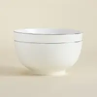 Салатники SL Home &laquo;Каскарон&raquo;, 900 мл, d=16 см, набор 2 шт., костяной фарфор, белые