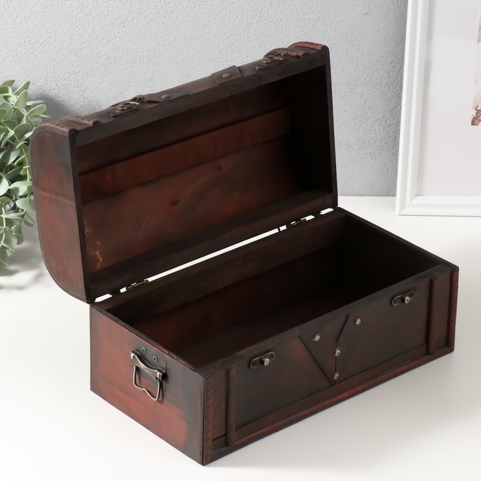 Шкатулка сундук дерево  Шкатулка сундук дерево "Виттория" 29,5х16х15,5 см