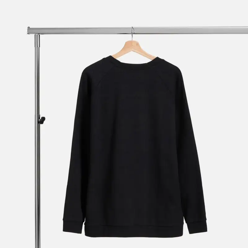 Свитшот унисекс Avenu, черный, размер XS/S Свитшот унисекс Avenu, черный, размер XS/S