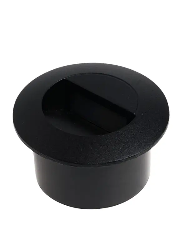 Встраиваемый светильник для лестницы, IP65, 3 Вт, 6500К, 65&times;65 мм, круглый, чёрный, свечение холодное белое