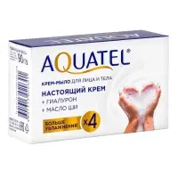 Крем-мыло твердое Aquatel классическое, 90 г