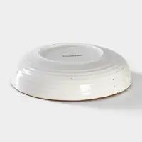 Тарелка фарфоровая глубокая Magistro &laquo;Церера&raquo;, 700 мл, d=18,5 см, цвет белый