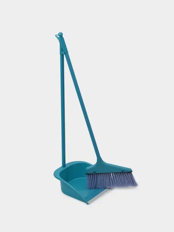 Набор для уборки Доляна: щётка для пола 23&times;78 см, совок 25&times;26&times;71 см, ручки металлические, МИКС
