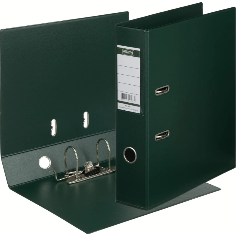 Папка-регистратор Strong Line 70мм,т.-зеленый, ПБП2,карм.кор