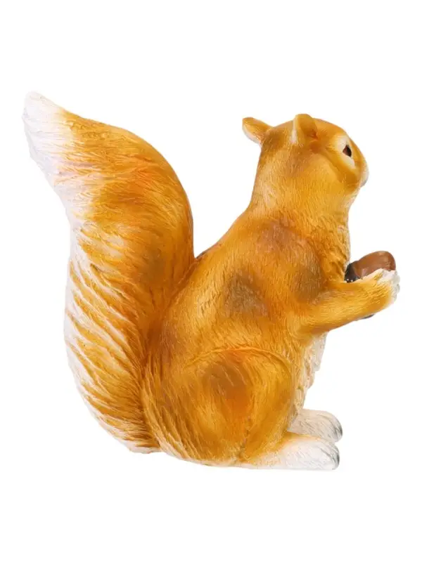 Садовая фигура из полистоуна &laquo;Белка с орехом&raquo;, 21.5&times;8.5&times;21 см