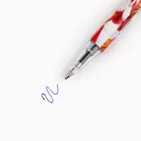Ручка шариковая, синяя паста, 0.5 мм, автоматическая «Новый год: Дедушка Мороз»