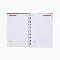 Ежедневник А5 на гребне в твёрдой обложке 80 л "Всё исполнит Новый Год" Ежедневник А5 на гребне в твёрдой обложке 80 л "Всё исполнит Новый Год"