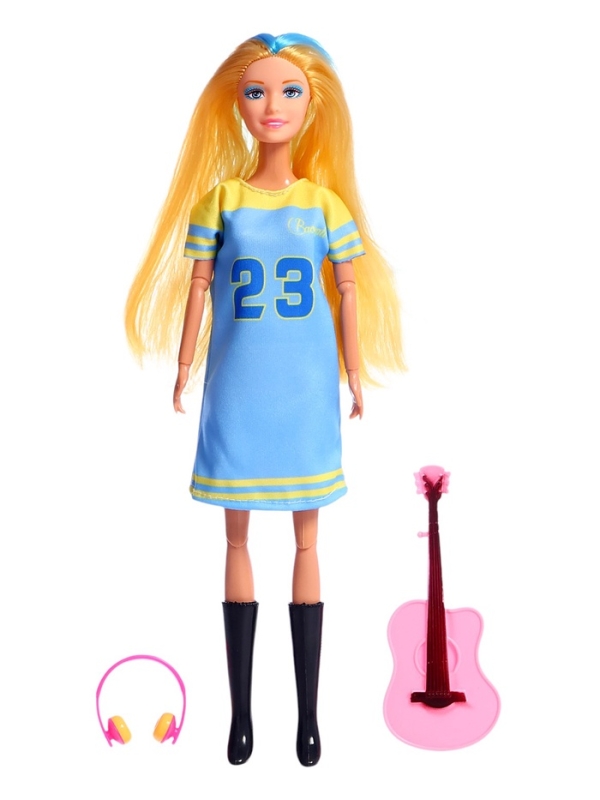 Кукла-модель "Уроки музыки" с аксессуарами, МИКС
