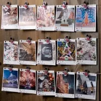 Гирлянда &laquo;Нить&raquo; 2 м, роса с насадками &laquo;Прищепки-снеговик&raquo;, IP20, серебристая нить, 20 LED, от батареек АА&times;2, свечение тёплое белое