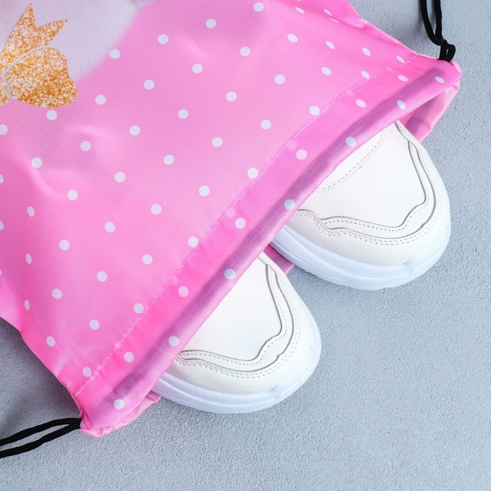 Мешок для обуви «Милый котёнок»  болоньевый материал, 30 х 40 см Мешок для обуви «Милый котёнок»  болоньевый материал, 30 х 40 см