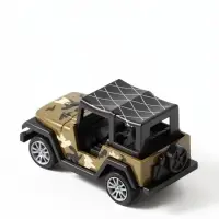 Брелок на кольце &laquo;Военный джип&raquo; иннерционный, колёса крутятся 8&times;4&times;4.2 см