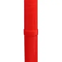 Пенал - тубус Calligrata, 40&times;195 мм, пластиковый, красный