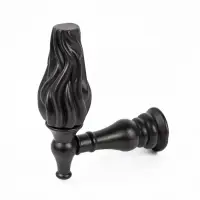 Крючок - держатель для штор CAPPIO KS051, алюминий, черный, 2 шт.