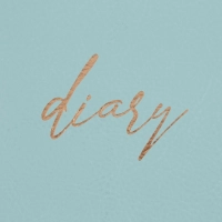 Ежедневник недатированный А5, 136л, Attache голубой