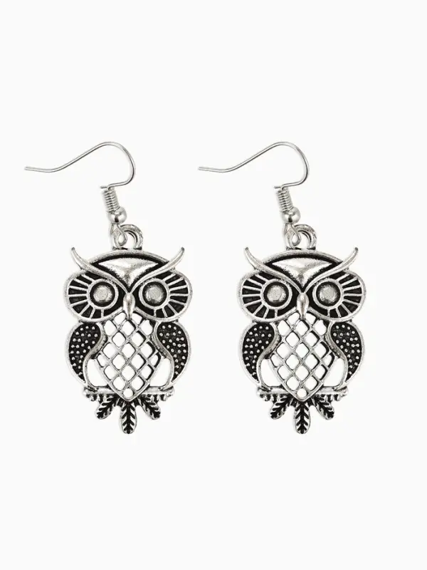 Гарнитур 2 предмета: кулон, серьги «Сова», цвет чернёное серебро, 60 см Гарнитур 2 предмета: кулон, серьги «Сова», цвет чернёное серебро, 60 см