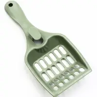 Совок для кошачьего туалета &laquo;Мур Мяу&raquo;, 22.5&times;9.5&times;4 см, пластик, цвет фисташковый