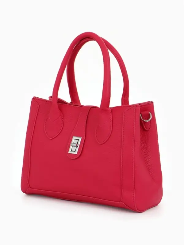 Сумка женская тоут TEXTURA на молнии, 31&times;11&times;21 см, розовая