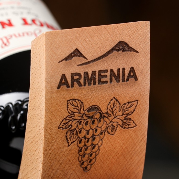 Подставка для вина деревянная  Подставка для вина деревянная "Баланс", микс, Армения