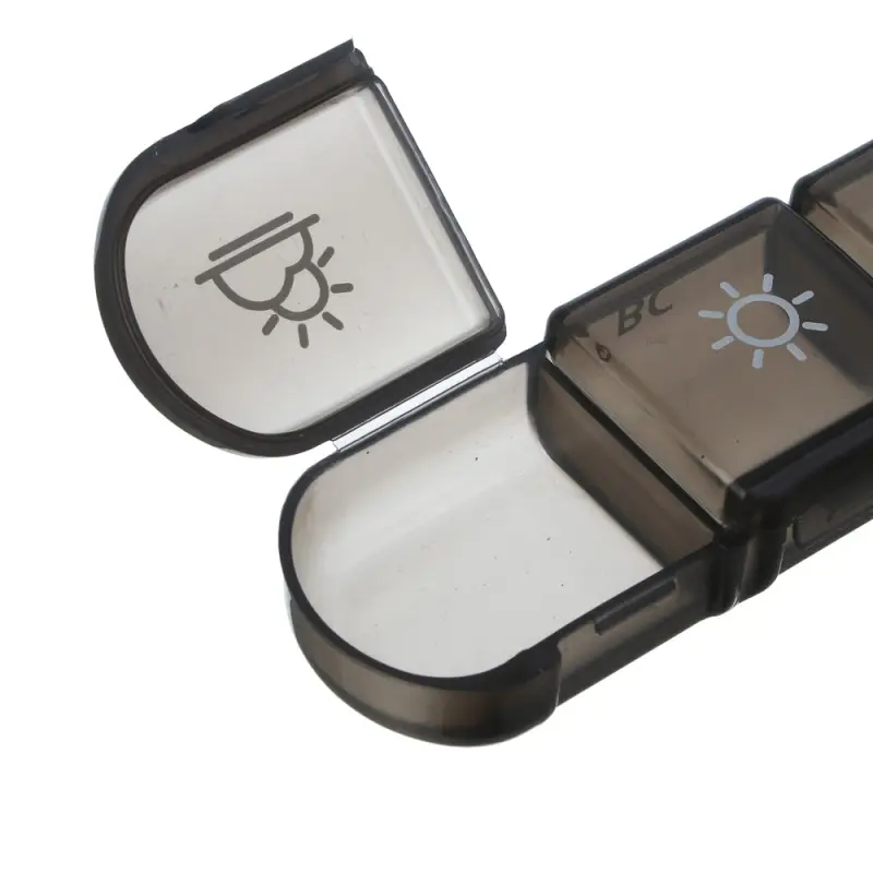 Бокс для таблеток тм VETTA, 21 ячейка, пластик, 15.6x12x4.2см