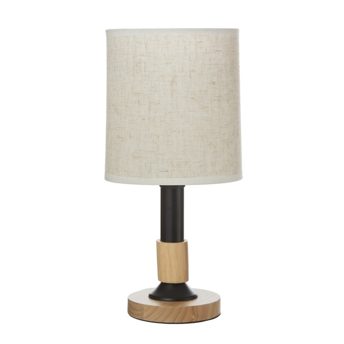 Настольная лампа Настольная лампа "Мирабель" E27 40Вт черный 16х16х36,5 см RISALUX