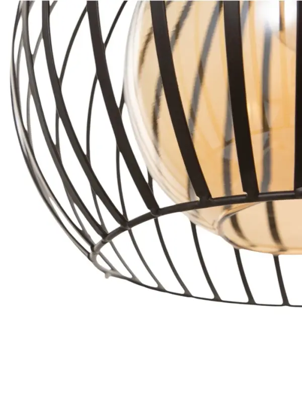 Светильник &laquo;Клубок&raquo; 1&times;40 Вт Е27 черный 28&times;28&times;28 см