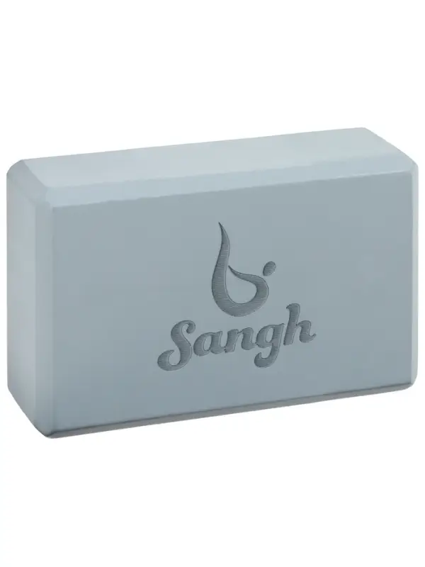 Блок для йоги Sangh, 23&times;15&times;8 см, серый