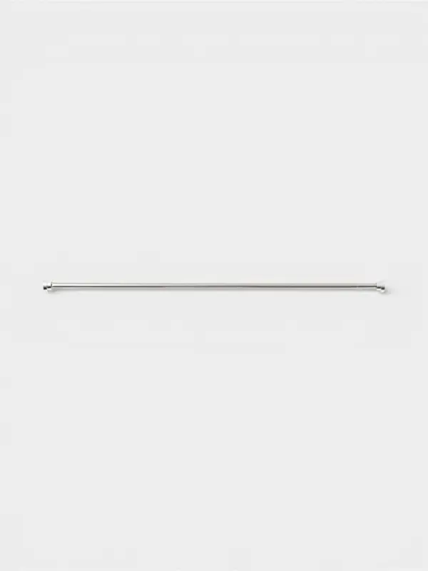 Карниз для ванной комнаты "Блеск" 116-220 см нержавеющая сталь, цвет хром