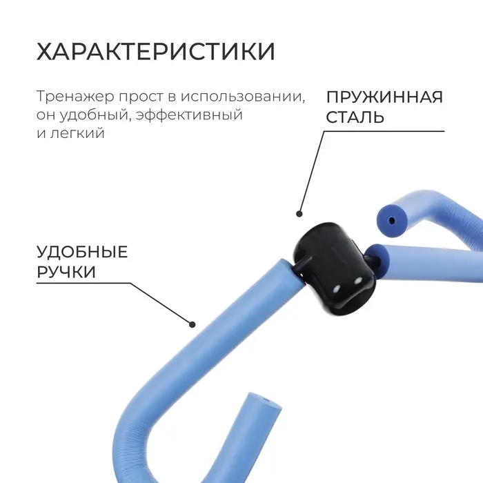 Тренажёр Thigh Master для укрепления мышц груди и бёдер, МИКС