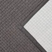 Коврик для ванной и туалета SAVANNA, полиэстер, 80&times;50 см, серый