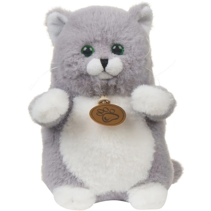 Мягкая игрушка «Кот толстый», цвет серый, 20 см Мягкая игрушка «Кот толстый», цвет серый, 20 см