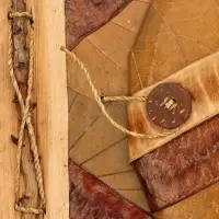 Блокнотик «Тропики», 48 листов, 13×16×2 см, бежево-коричневый Блокнотик «Тропики», 48 листов, 13×16×2 см, бежево-коричневый