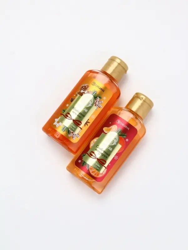 URAL LAB Арома Саунд Набор два геля для душа, 2х100 и мочалка для тела, мандарин и тыква URAL LAB Арома Саунд Набор два геля для душа, 2х100 и мочалка для тела, мандарин и тыква