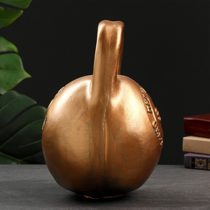 Копилка  Копилка "Гиря"  бронза,  20х21х29см