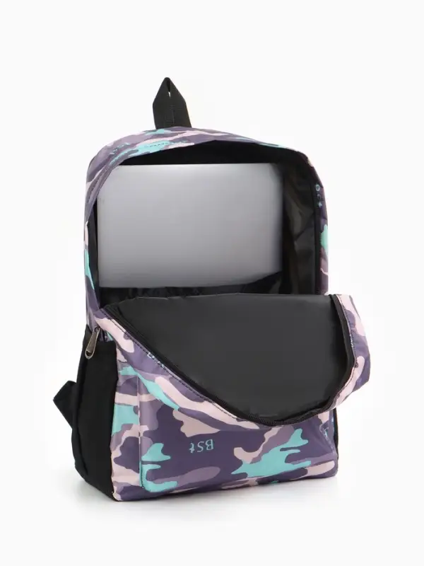 Рюкзак школьный для девочки, 30&times;13&times;42 см, сиреневый