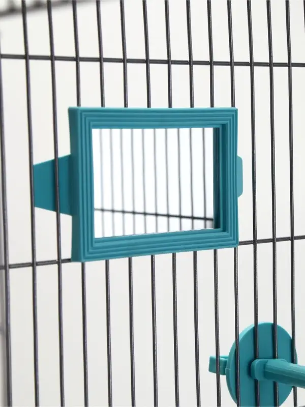 Клетка для птиц &laquo;Пижон&raquo;, разборная, 42&times;30&times;62.7 см, укомплектованная, бирюзовая
