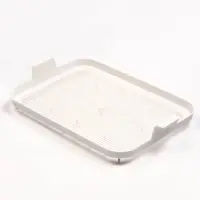 Туалет для кошек &laquo;Белла мини&raquo;, 35&times;26&times;6 см, с сеткой, пластик, серый